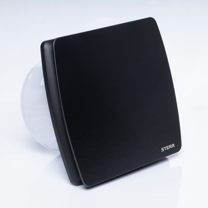 Ventilatore da bagno silenzioso nero con timer 150 mm / 6" - LFS150-QBT