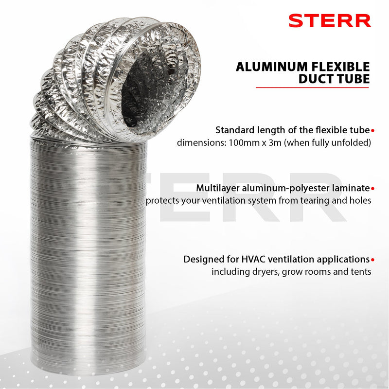 Tubo flessibile in alluminio 250mm x 6m - ALD250_6