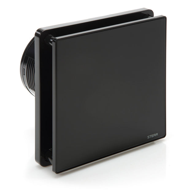 Ventilatore da bagno nero opaco con sensore di umidità - BFS100H-MB