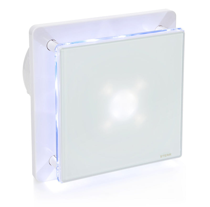 Aspiratore da bagno LED con sensore di umidità 125 mm - BFS125LH