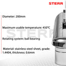 STERR - comignolo con cuscinetto esterno - CWL - 150-250 mm