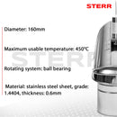 STERR - comignolo con cuscinetto esterno - CWL - 150-250 mm