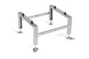 HSA500 - Supporto da pavimento per condizionatore o pompa di calore 500 kg - Acciaio inox - Accessori robusti regolabili 1040x560x300 mm