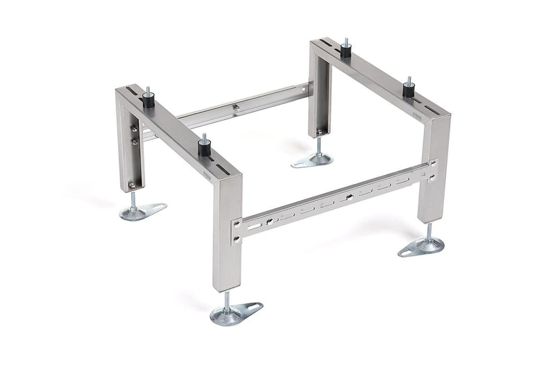 HSA500 - Supporto da pavimento per condizionatore o pompa di calore 500 kg - Acciaio inox - Accessori robusti regolabili 1040x560x300 mm