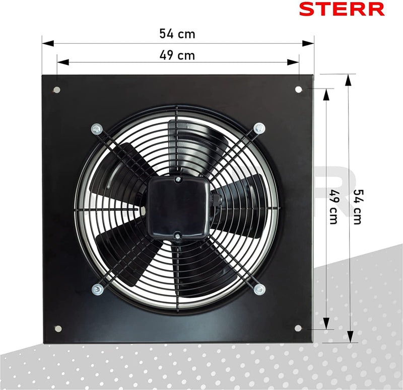 STERR Ventilatore di scarico assiale 400 mm