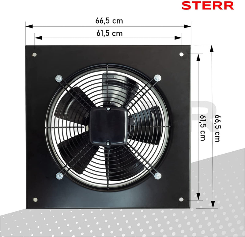 STERR Ventilatore di scarico assiale 500 mm